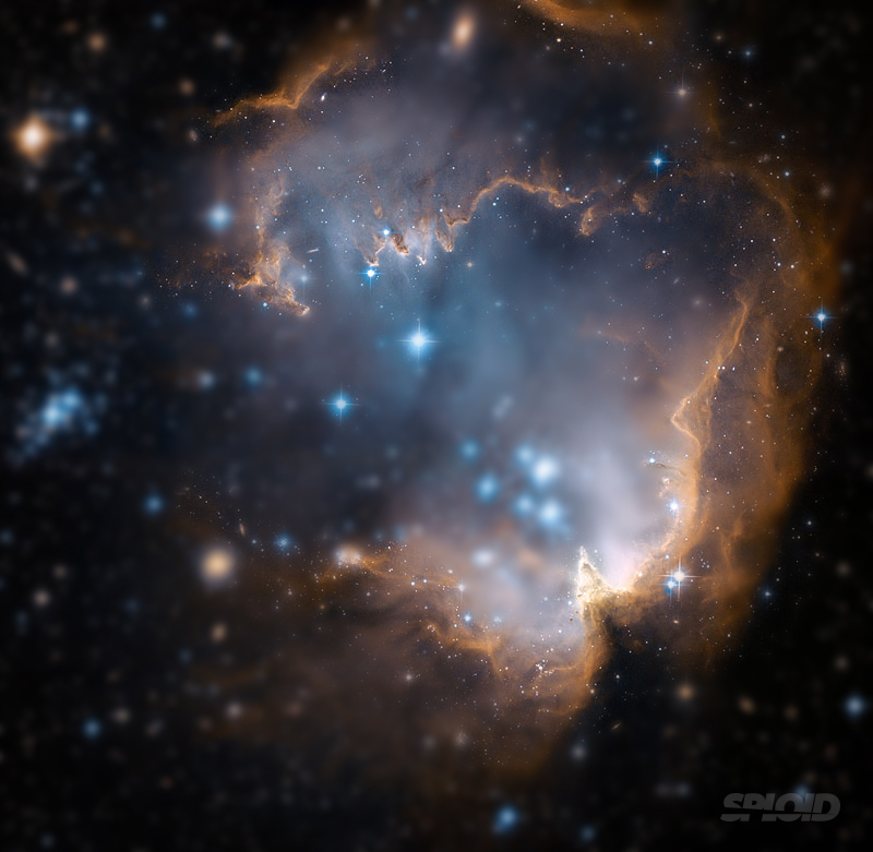 Illustration for article titled This is what the Universe would look like if it were a tiny model